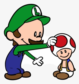 Luigi , Png Download - Cartoon, Transparent Png, Transparent PNG