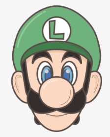 Luigi Head Png, Transparent Png, Transparent PNG