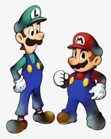 Mario And Luigi Png Background Image - Mario And Luigi Superstar Saga Artwork, Transparent Png, Transparent PNG