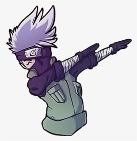 Graphic Black And White Library Kakashi Anime Sticker - Dab Naruto, HD Png Download, Transparent PNG