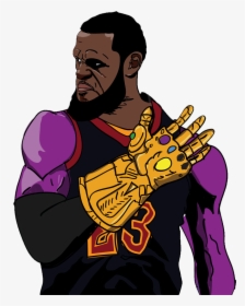 Call Me Thanos James - Lebron James The King Illustration, HD Png Download, Transparent PNG
