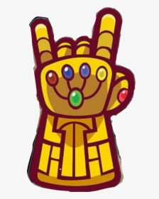 #thanos #guantelete #endgame #avengers - Infinity Gauntlet Vector, HD Png Download, Transparent PNG