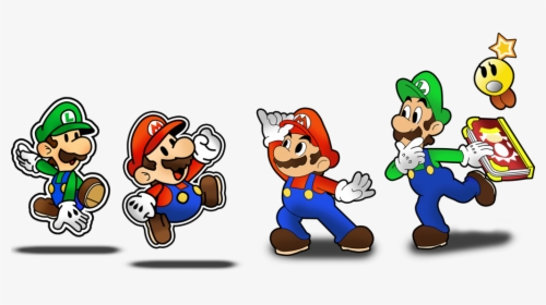 Mario And Luigi Paper, HD Png Download, Transparent PNG