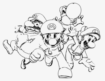 Coloriage Alsace Elegant Mario Et Luigi Coloriage A - Drawing Of Mario Kart Wii, HD Png Download, Transparent PNG