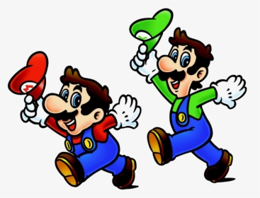 Mario And Luigi Png Image Background - Mario And Luigi Super Mario World, Transparent Png, Transparent PNG