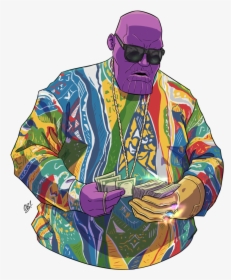 Notorious-thanos Full Printfile Front, HD Png Download, Transparent PNG
