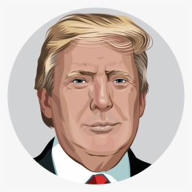 Head Trump Inauguration Checker Donald Presidential - Trump's Views On Abortion, HD Png Download, Transparent PNG