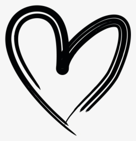 Hand Drawn Heart - Hand Drawn Heart Svg, HD Png Download, Transparent PNG
