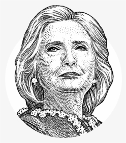 Sketch Of Hillary Clinton, HD Png Download, Transparent PNG