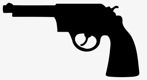 Revolver Silhouette, HD Png Download, Transparent PNG