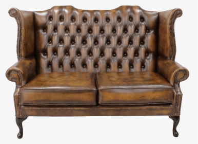 Chesterfield Leather Sofa Transparent Image - Vintage Sofa In Png, Png Download, Transparent PNG