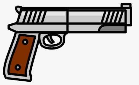 Transparent Hand With Gun Png - Pistol Clip Art Png, Png Download, Transparent PNG