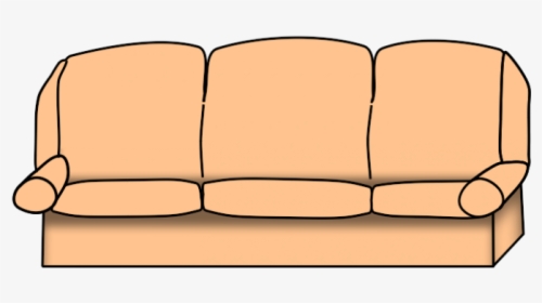 Couch Clipart Png - Transparent Couch Clipart, Png Download, Transparent PNG