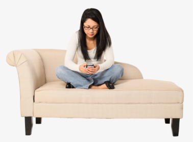 Tao Girl On Couch , Png Download - Girl On Couch Png, Transparent Png, Transparent PNG