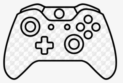 Xbox Controller Line Drawing Draw Free Transparent - Drawing Of A Controller, HD Png Download, Transparent PNG