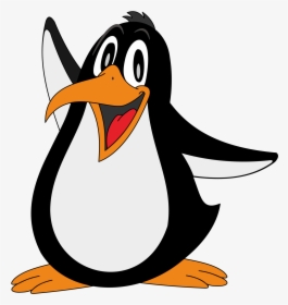 Happy Penguin Cartoon, HD Png Download, Transparent PNG