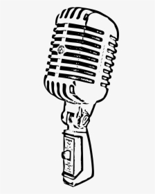 Old School Microphone Vector, HD Png Download, Transparent PNG