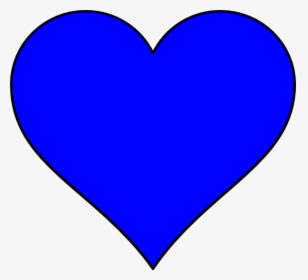 Clip Art Blue Heart, HD Png Download, Transparent PNG
