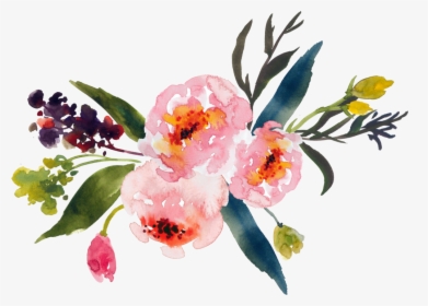 Clip Art Images Of Flowers - Watercolor Flower Transparent Background, HD Png Download, Transparent PNG