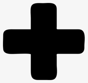 Black Plus Symbol - Plus Sign Clip Art, HD Png Download, Transparent PNG