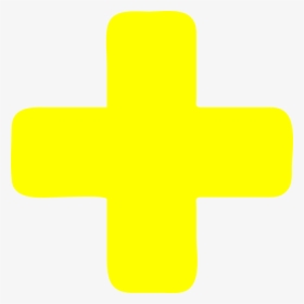 Yellow Plus Sign, HD Png Download, Transparent PNG