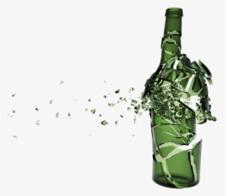 Broken Beer Bottle , Png Download - Broken Glass Bottle Png, Transparent Png, Transparent PNG