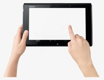 Free Png Download Finger Touch Tablet Png Images Background - Tablet Png, Transparent Png, Transparent PNG