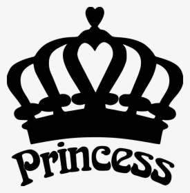 Princess Crown Silhouette Png, Transparent Png, Transparent PNG