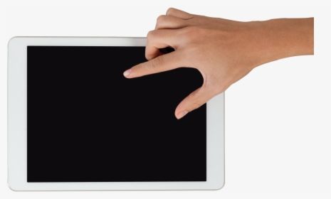 Tablet Png Stock Images - Hand On A Tablet Png, Transparent Png, Transparent PNG