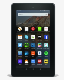 Amazon Tablet Fire Hd Png, Transparent Png, Transparent PNG