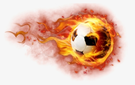 Transparent Png Effects - Fire Football Ball Png, Png Download, Transparent PNG