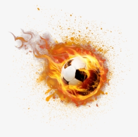 Transparent Flaming Soccer Ball, HD Png Download, Transparent PNG