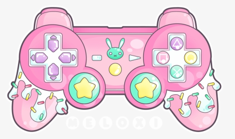 Transparent Videogame Clipart - Pink Game Controller Png, Png Download