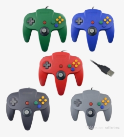 Game Controller Png Download Image - Nintendo 64 Controller, Transparent Png, Transparent PNG