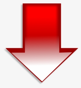 Down Arrow 3d Red, HD Png Download, Transparent PNG