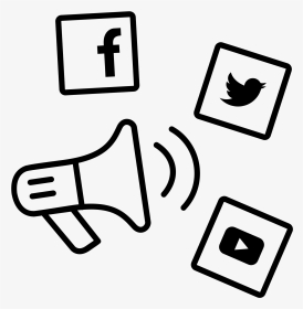 Icon Svg Social Media - Social Media Marketing Icon, HD Png Download, Transparent PNG