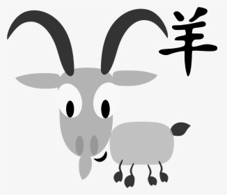 Chinese Horoscope Goat Sign Character Clipart - Chinese Symbol Tattoos And Meanings, HD Png Download, Transparent PNG