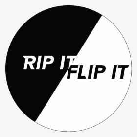 Rip It And Flip It Knob Sticker - Circle, HD Png Download, Transparent PNG