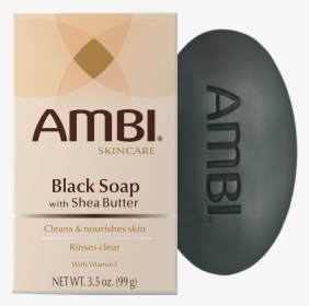 Ambi® Black Soap Bar With Shea Butter - Ambi, HD Png Download, Transparent PNG