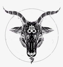 Satanic Goat Head Png, Transparent Png, Transparent PNG
