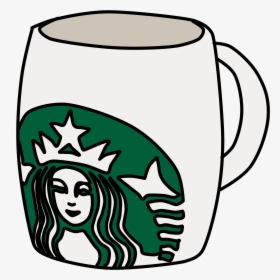 Starbucks Starbuckscoffee Cup Starbukscup Niebieskoka - Clipart Starbucks Coffee, HD Png Download, Transparent PNG