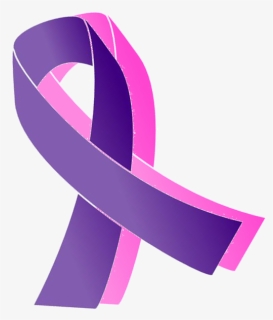 Murphysburg Has Gone Pink & Purple - Breast Cancer And Domestic Violence Ribbon, HD Png Download, Transparent PNG