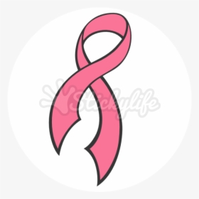 Breast Cancer Ribbon Temporary Tattoo - Cancer Ribbon With Dad Tattoo, HD Png Download, Transparent PNG