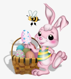 Easter Bunny Png - Descargar Gif Felices Pascuas, Transparent Png, Transparent PNG