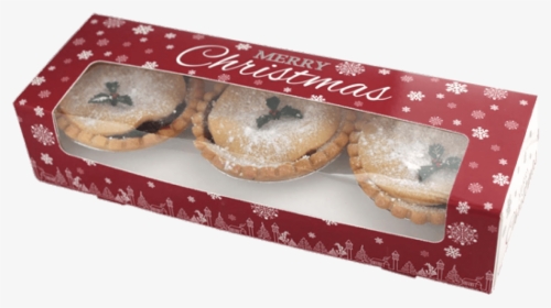 Box Of Three Mince Pies For Christmas - Mince Pie, HD Png Download, Transparent PNG