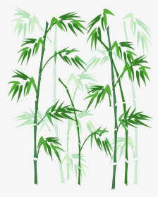 Vector Hand-painted Bamboo Png Download - Bamboo In Window Glass, Transparent Png, Transparent PNG