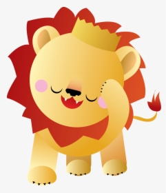 Lion Clipart Cute - Kawaii Cute Lion Png, Transparent Png, Transparent PNG
