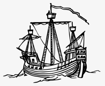 15th Century Ship Clip Arts - 15th Century Boat Designs, HD Png Download, Transparent PNG