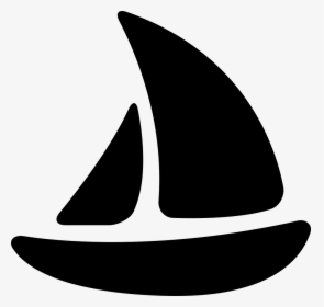 Sail Clipart Navy Blue Sailboat - Ship White And Black Png, Transparent Png, Transparent PNG