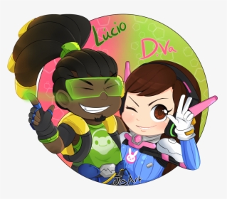 Lucio And D - Overwatch Dva X Lucio, HD Png Download, Transparent PNG
